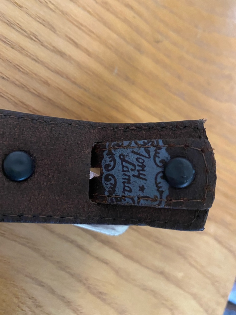 Tony Lama Sz 36 Western Leather Belt Braided. - Picture 5 of 6